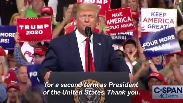 President Trump Officially Announces Re-election Campaign During Orlando Rally