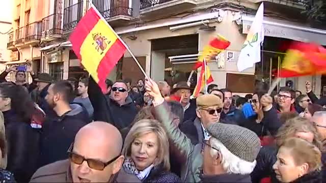 Gritos entre defensores y detractores en el aniversario de 'La toma de Granada'