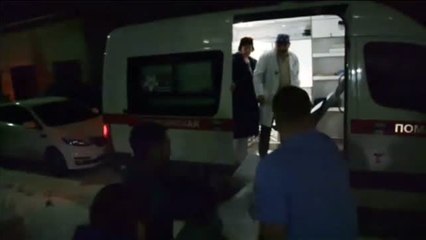 Resactado con vida un bebé tras el derrumbe de un edicifio en Rusia