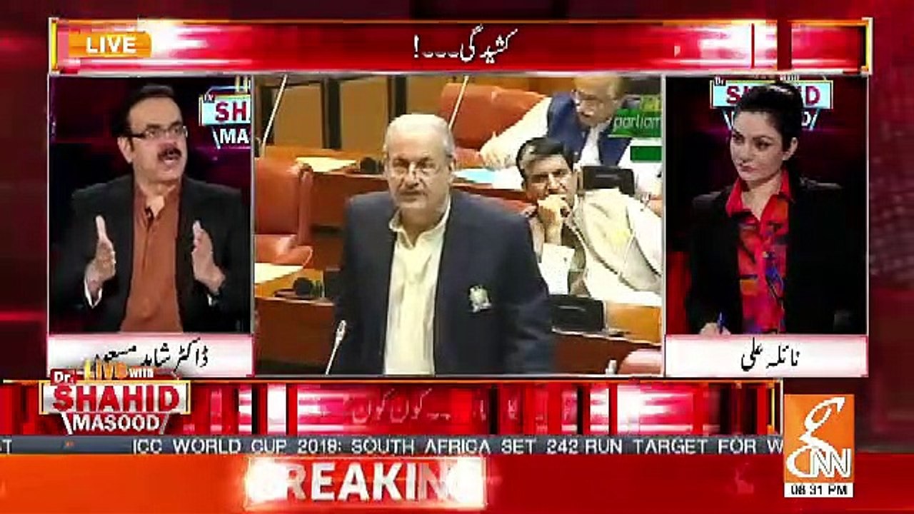 Sadiq Sinjrani Ko Hatanay Kay Liye PMLN Aur PPP Kafi Hain-Shahid Masood