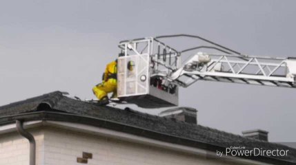 La foudre s'abat sur une maison et met le feu au toit à Saint-Denis dans l'entité de La Bruyère