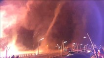 Tornados de fuego arrasan varias casas en Holanda