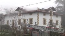Un caserío en Vizcaya queda casi calcinado tras un incendio durante una fiesta de Año Nuevo