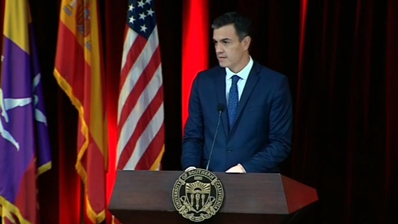 Sánchez expone objetivos de España en materia medioambiental