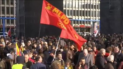 Protestas en Berlín por la visita oficial de Erdogan a Alemania