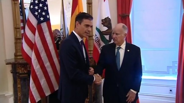 Sánchez se reúne con autoridades del estado de California