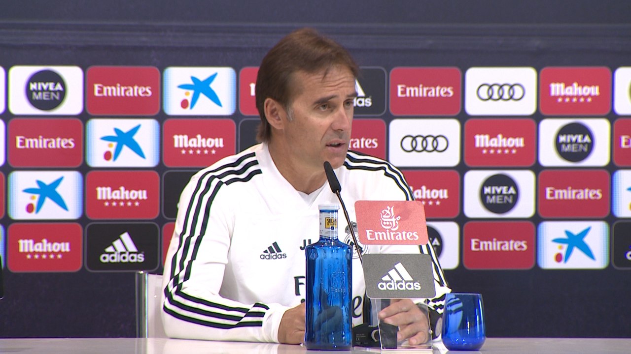 Lopetegui: "No hay ganas de revancha sino ganas de hacer un buen partido"
