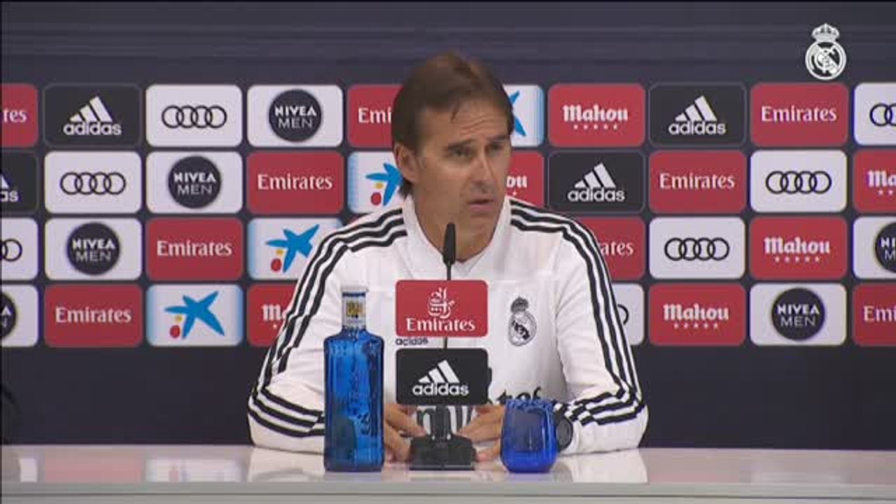 Lopetegui: "Un derbi tiene un componente emocional, tenemos que estar preparados a todos los niveles. No es un partido más"