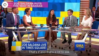 Zoe Saldana is a Total Badass