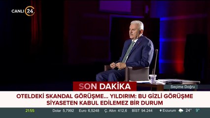 Binali Yıldırım 24 TV'de