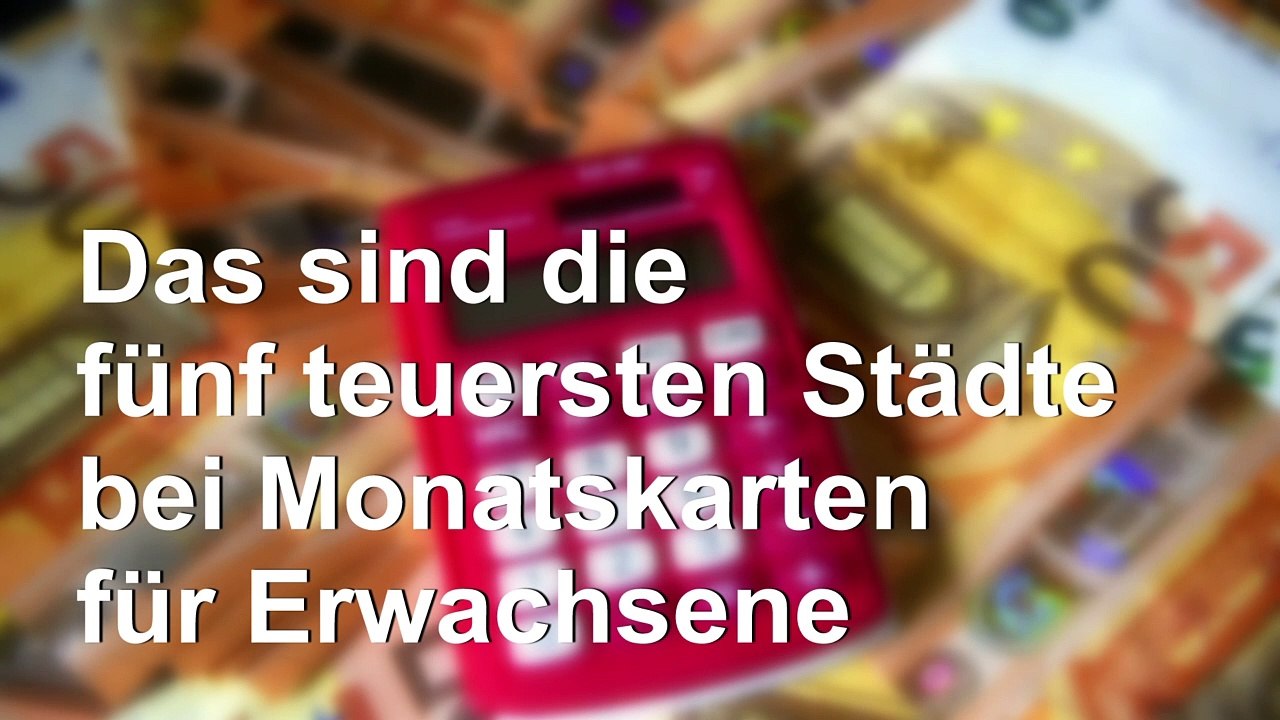 Das sind die günstigsten Städte für Bus und Bahn