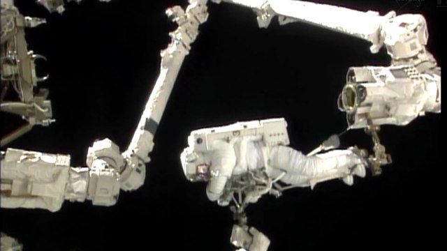 Astronautas europeos en la Estación Espacial Internacional