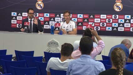 Julen Lopetegui en rueda de prensa