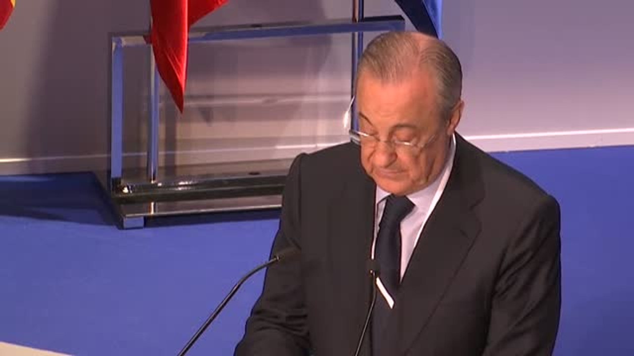 Florentino Pérez: "Muchas gracias, Cristiano"