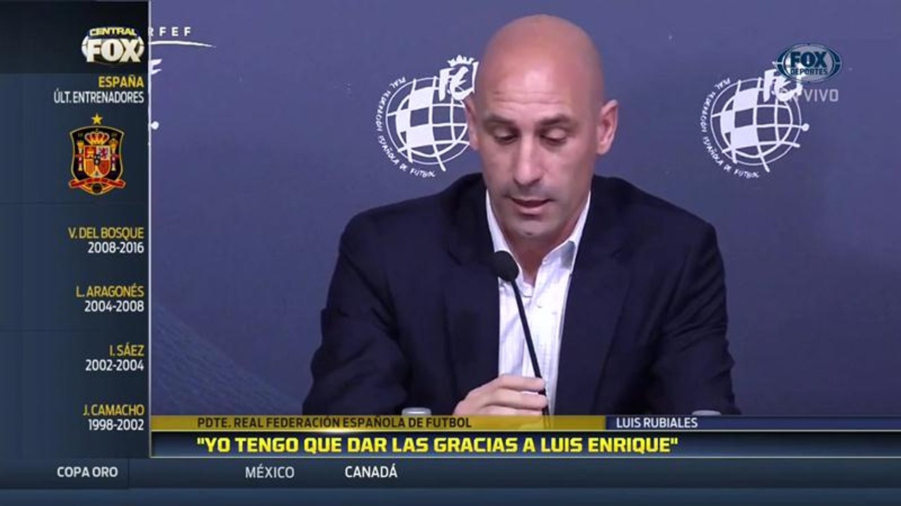 Futbol: Luis Enrique deja a la Selección Española