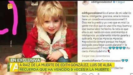 Luis de Alba recuerda que ha vencido la muerte 9 veces.