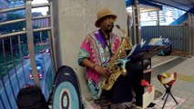 GRIFFE 01 Busking Hung Hom MTR Hong Kong