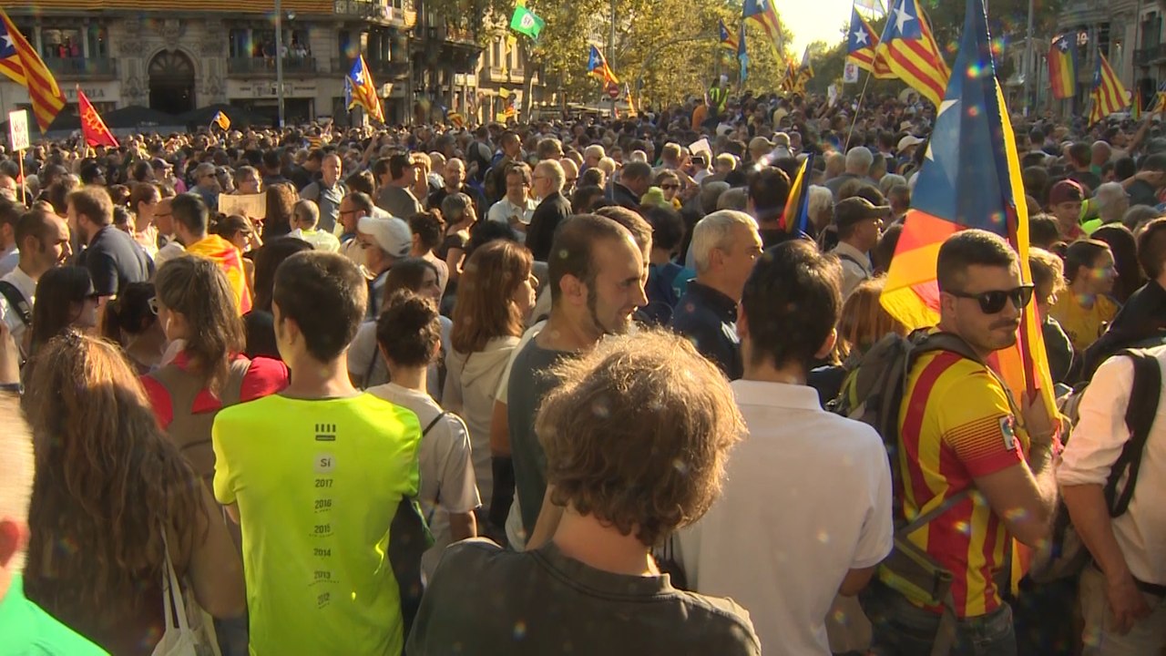 Se cumple un año del asedio a la Consejería de Economía de Cataluña