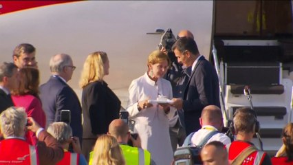 Pedro Sánchez llega a Salzburgo (Alemania)