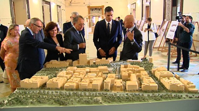 Pedro Sánchez visita las obras de ampliación del Prado