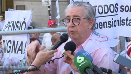 Pensionistas critican el "deterioro" de las pensiones