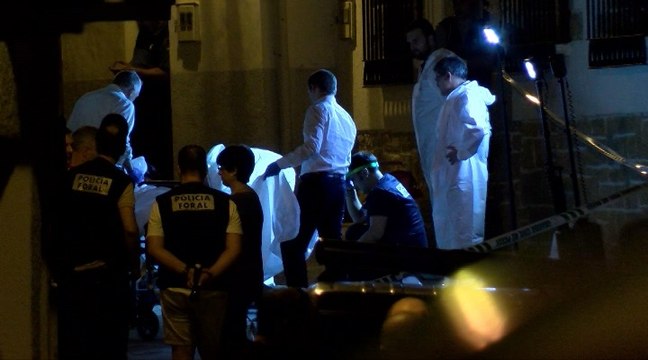 Imágenes del lugar donde se produjo el tiroteo en Cáseda