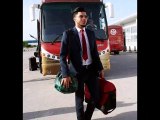  صور وصول وفد المنتخب بالبدلات الرسمية لمطار تونس قرطاج قبل السفر الى مصر