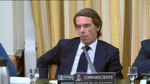 Duro enfrentamiento entre Rufián y Aznar en el Congreso