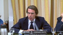 José María Aznar responde a Oskar Matute en la Comisión de Investigación de la financiación ilegal del PP