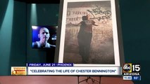 Photo tribute to Linkin Park's Chester Bennington opens in downtown Phoenix