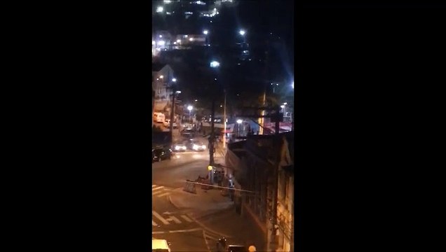 Tiros e incêndio no Morro da Piedade, em Vitória