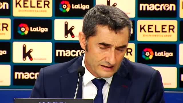 Ernesto Valverde: No me voy muy preocupado, relativamente