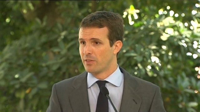 Casado asegura que PP no intenta abatir a Sánchez con su tesis