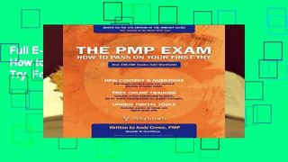 Full E-book The PMP Exam: How to Pass on Your First Try  For Trial