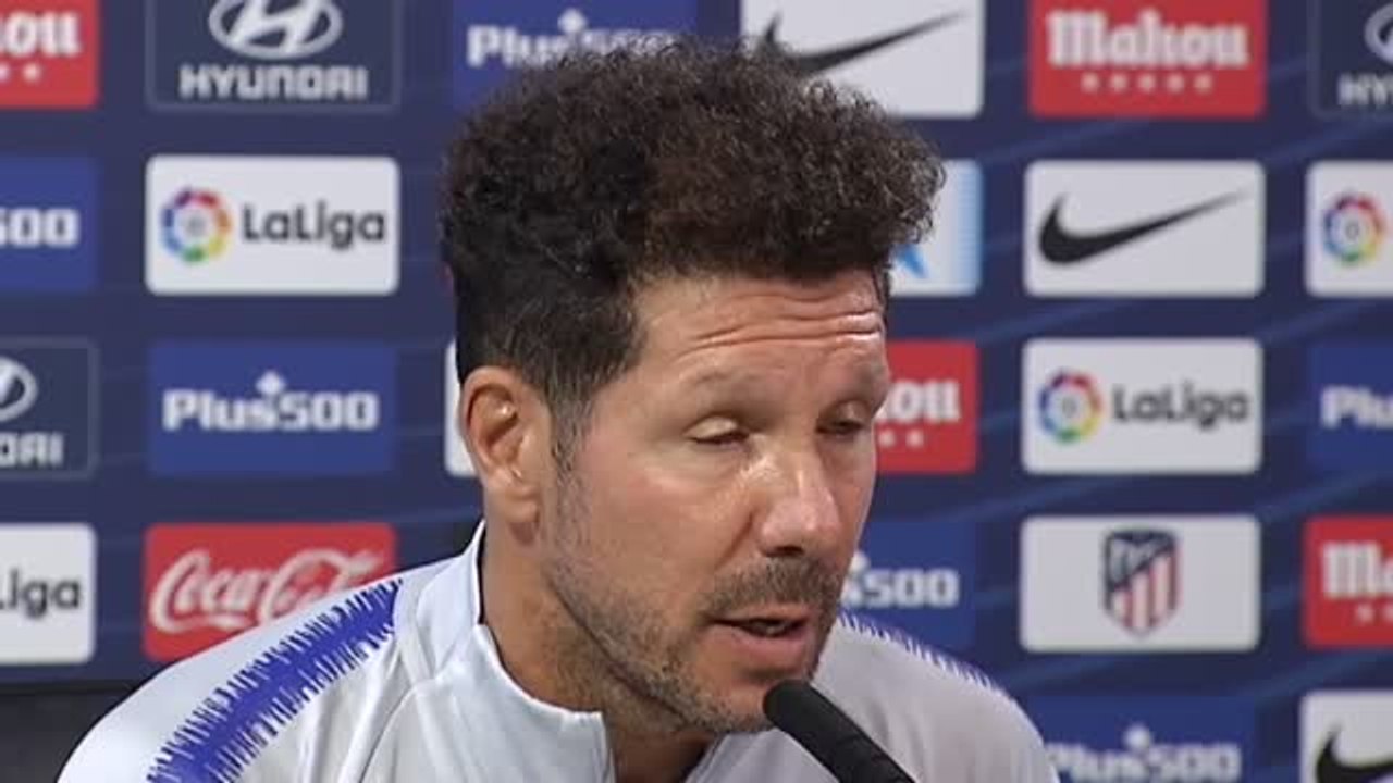 Diego Pablo Simeone: "A nosotros nos tocó ganar la Liga en 2014 y no sé qué presupuesto teníamos"