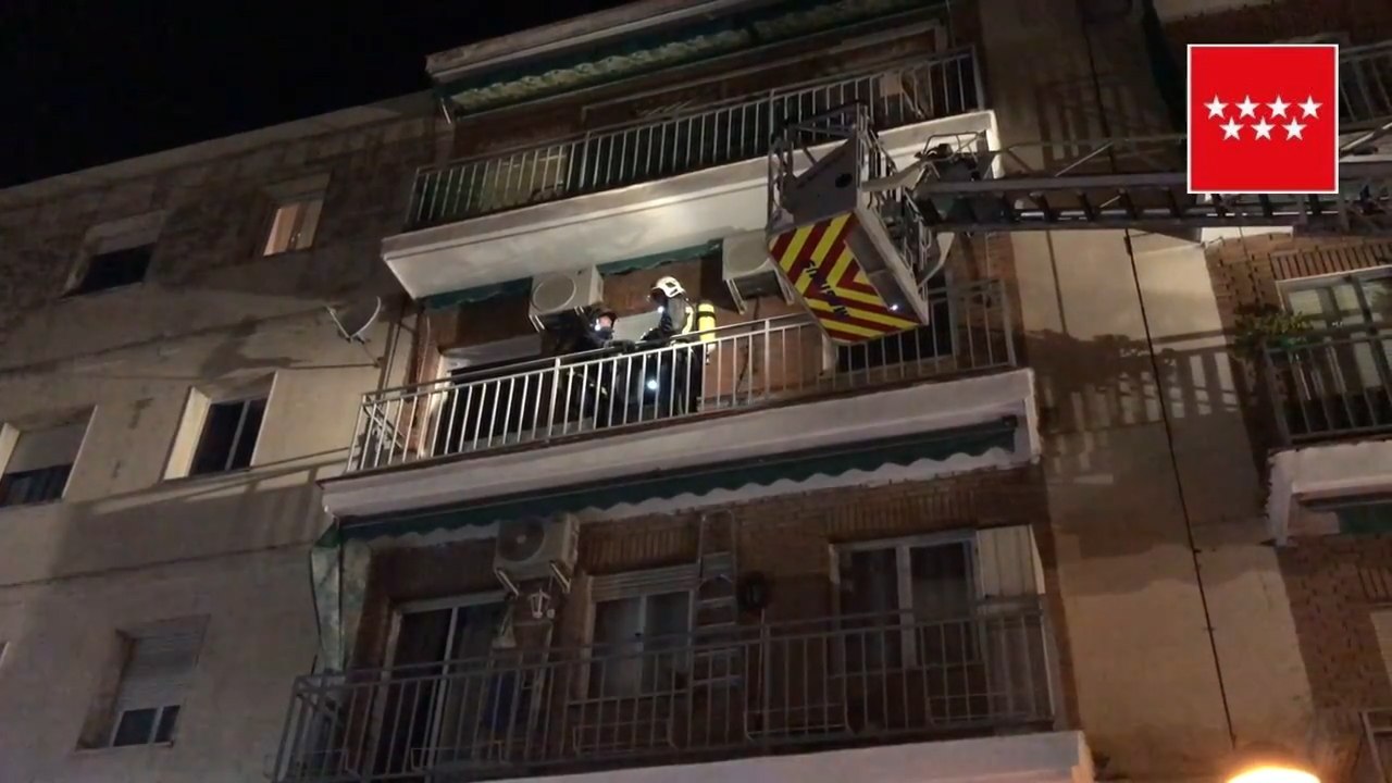 Incendio en una vivienda de Pozuelo, Madrid