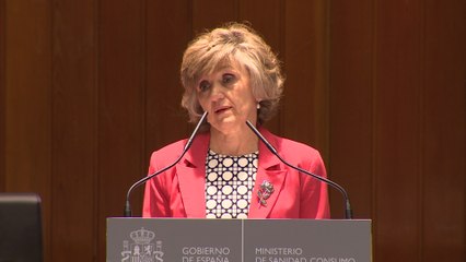 Video herunterladen: Carcedo promete su cargo de ministra de Sanidad