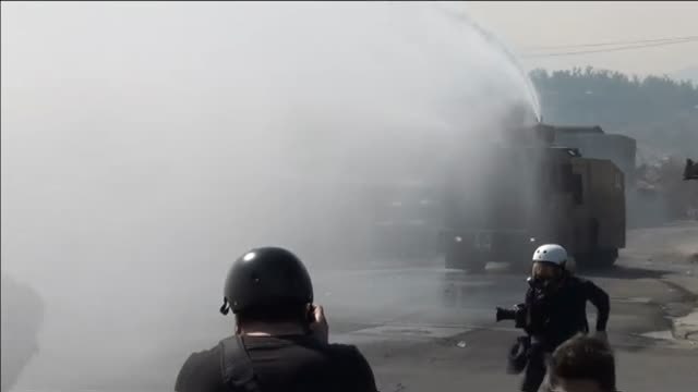 Jornada de protestas en Chile antes del 45 aniversario del golpe de Estado de Pinochet