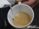 Un café au lait design, sa vous tente ?