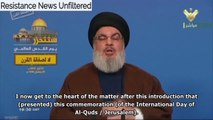 Nasrallah: In case of war, Hezbollah and the Resistance in Gaza will seize vast Israeli territories