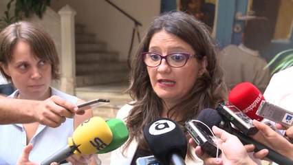 Oltra ve en la dimisión de Montón un "mensaje para navegantes"