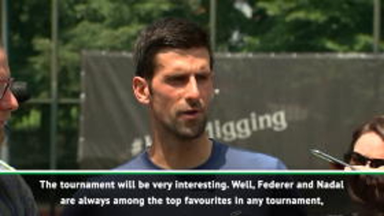 Djokovic names Federer, Nadal and himself as Wimbledon favourites