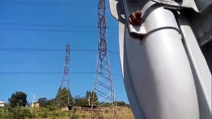 58W COM SINAL FORTE NA TP DE DADOS ANTENA DE 60CM