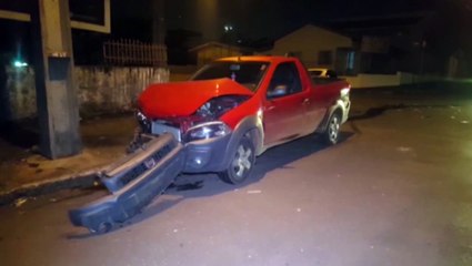 Motorista foge após colisão com Fiat Strada na Região Central