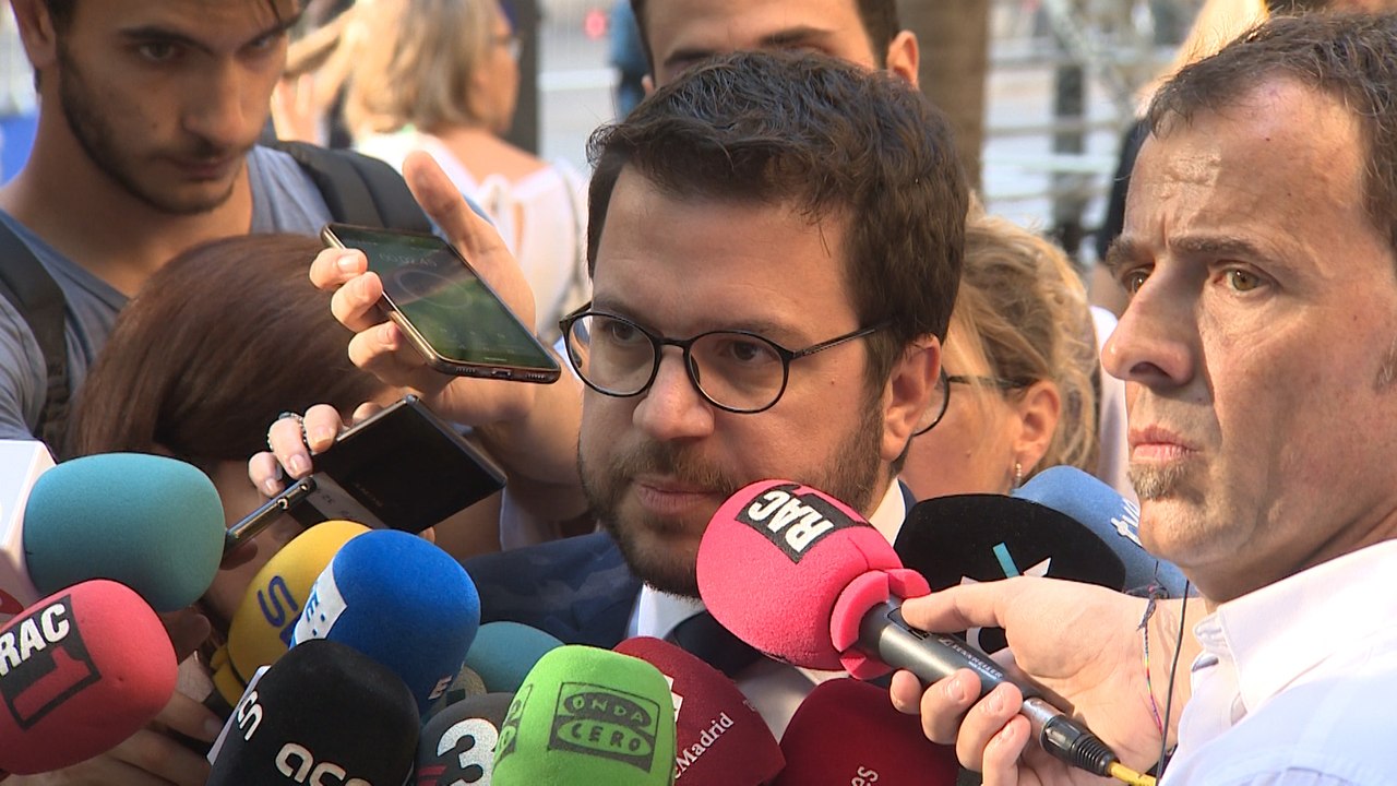 Aragonès exigue una negociación "sin presos políticos"