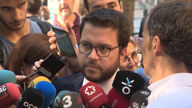 Aragonès exige que no haya presos para negociar