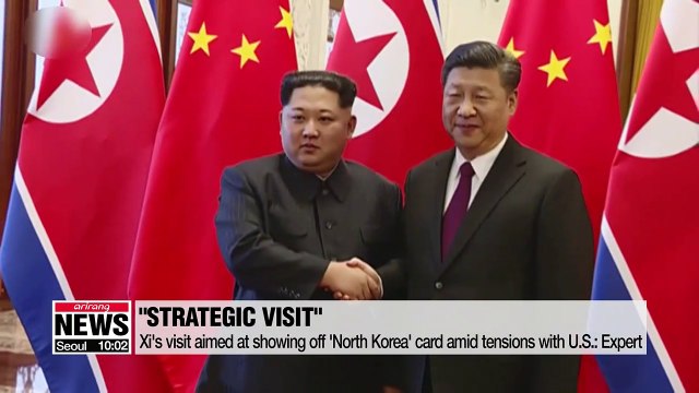 Xi's visit to Pyeongyang part of 'North Korea' card ahead of talks with U.S. at G20 Summit: Expert