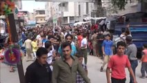 Manifestaciones en Idlib mientras se celebra la cumbre tripartita