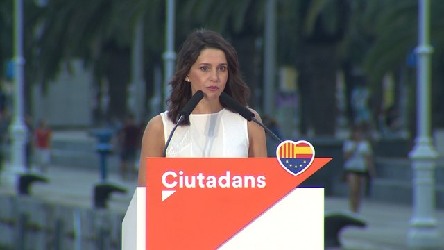 Arrimadas: Nunca más constitucionalismo va a ser pisoteado