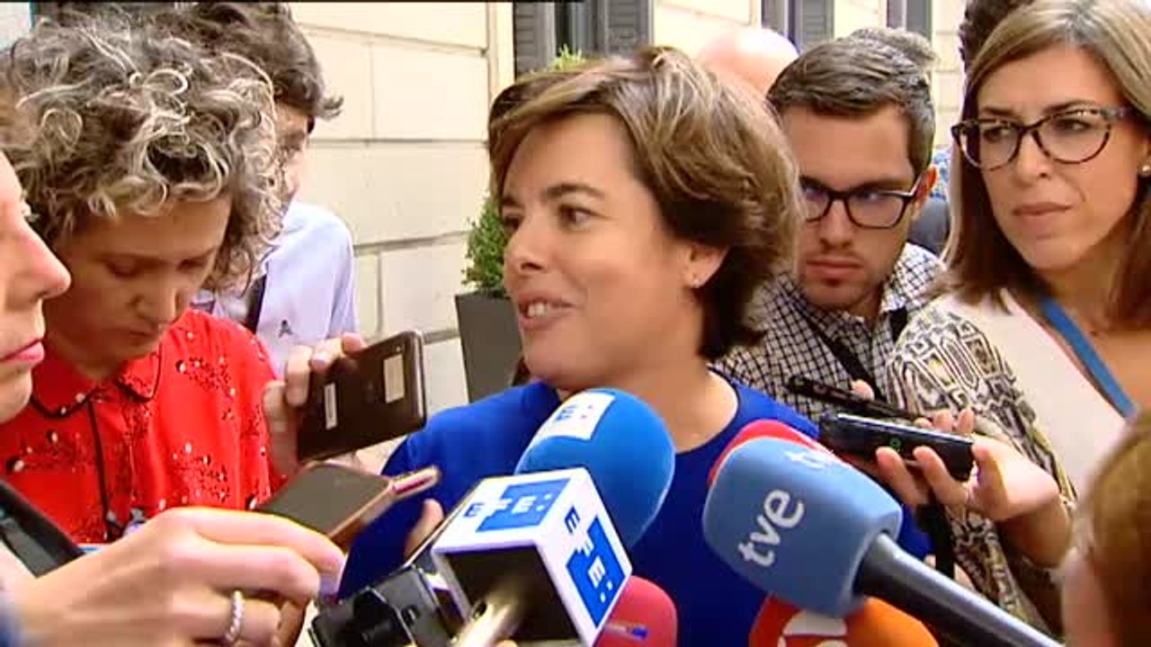 Soraya Sáenz de Santamaría deja su futuro abierto: "Primero voy a hablar con Pablo"